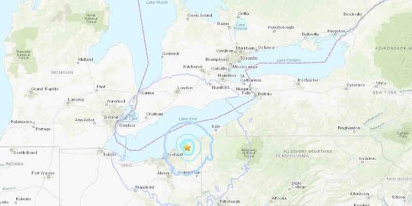 36 magnitude earthquake rattles ohio