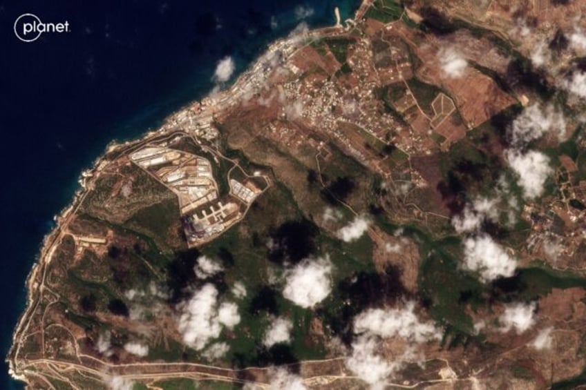 UNIFIL says its headquarters in Naqura (top left) and other positions have come under repe