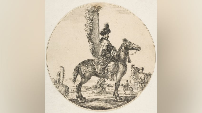 1651 Polish hussar profile