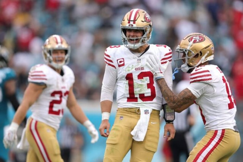 49ers end nfl skid with big win at jacksonville cowboys humble giants