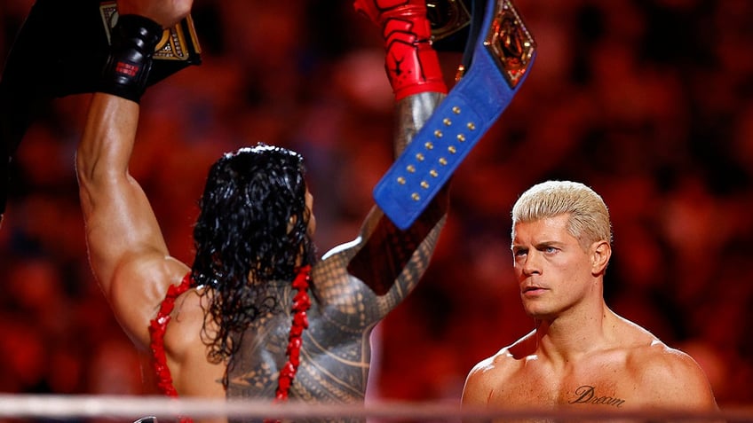 Cody Rhodes and Roman Reigns