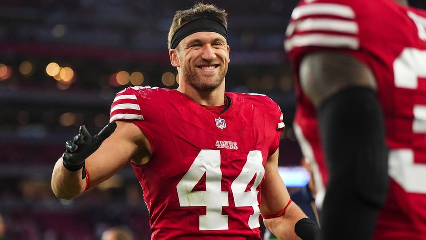 Kyle Juszczyk smiles