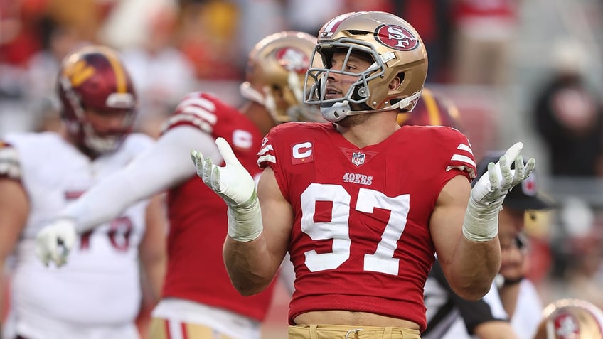 49ers nick bosa agrees to historic deal becomes nfls highest paid defensive player in history report