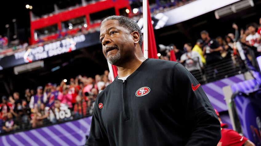 Steve Wilks before a Super Bowl