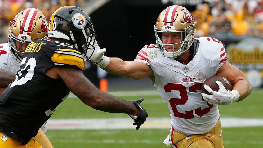 49ers stars shine in blowout win over steelers to start new season