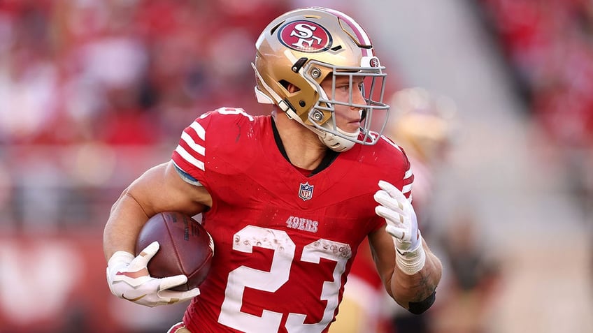 49ers take down buccaneers as christian mccaffrey finds the end zone once more