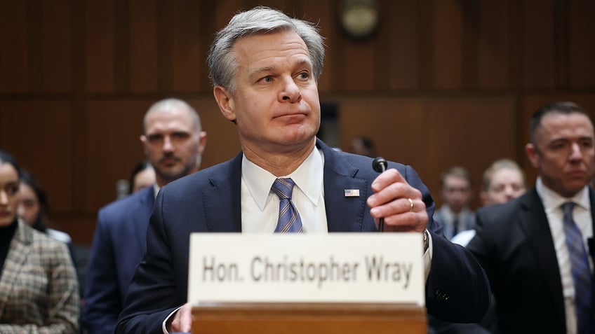 FBI Director Christopher Wray at Senate hearing