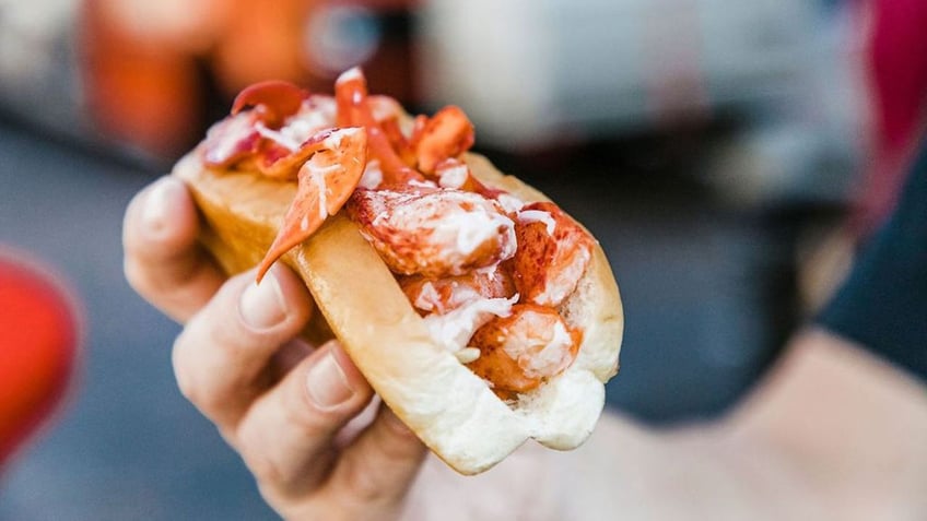 Maine-style lobster roll