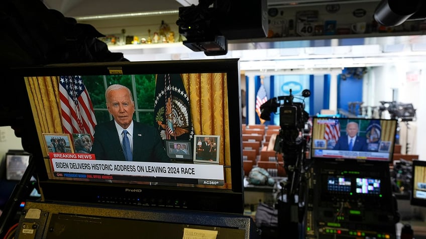 Biden behind the camera at the White House