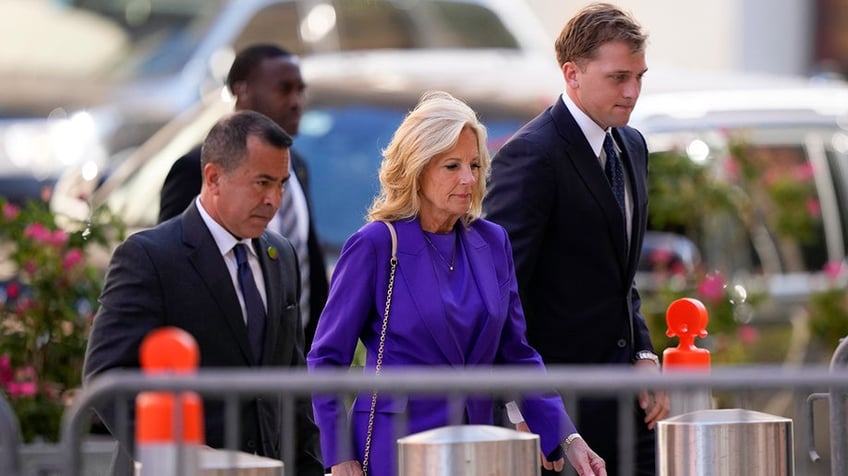 First lady Jill Biden arrives ahead of Hunter Biden's trial at federal court