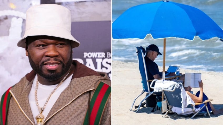 50 cent rips biden for delaware beach trip amid israel hamas war we got some real s going on