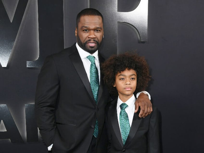 HOLLYWOOD, CALIFORNIA - JANUARY 05: Curtis "50 Cent" Jackson and Sire Jackson at