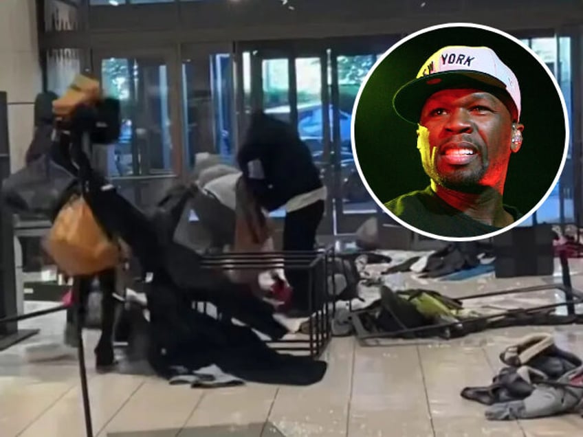 50 cent slams los angeles over flash mob robberies la is finished