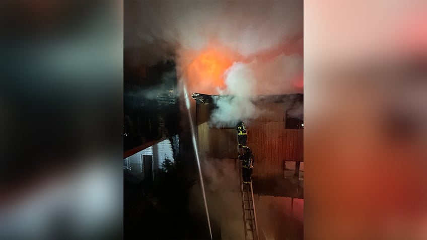 Scenes from Boston fire