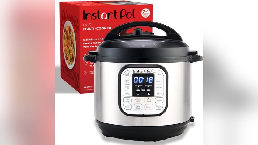 An Instant Pot cooks your meals in less than an hour. 