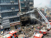 6 dead, 20 injured after explosion causes restaurant and hotel fire in eastern India