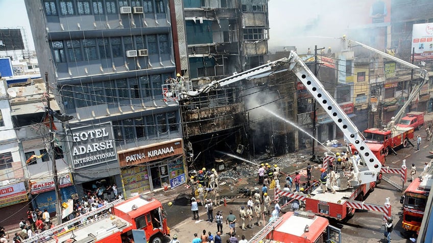 India firefighters