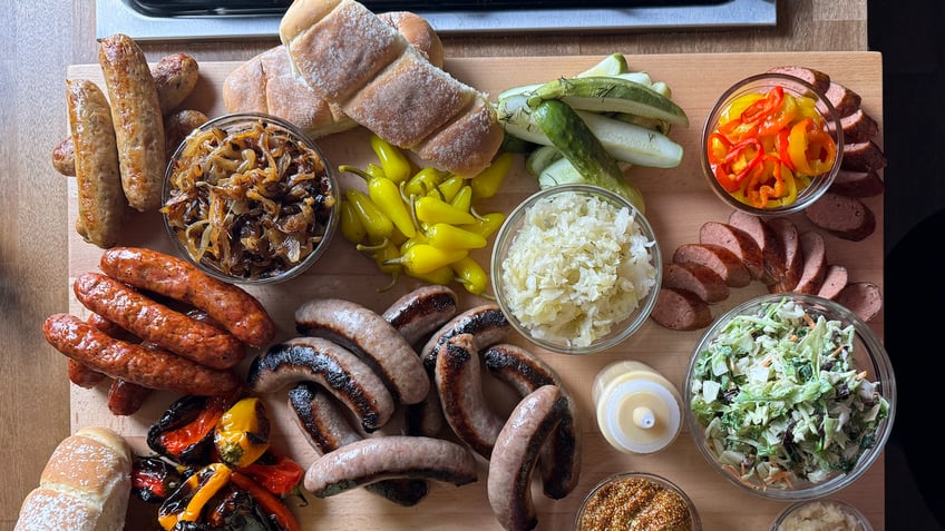 Set out a Brat board for your guests.