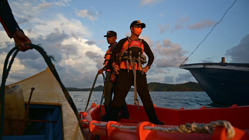 Indonesian rescue boat