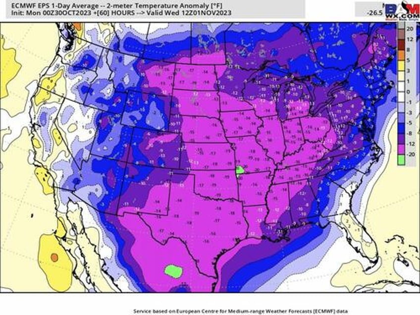 60 million americans under freeze alerts as powerful arctic blast crashes temps nationwide