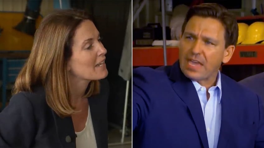 Sharyn Alfonsi clashes with Ron DeSantis