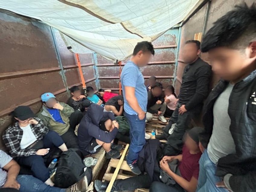 Migrants Found in Mexican 18-Wheeler near Texas Border.  (Photos courtesy of Mexico's National Institute of Migration)