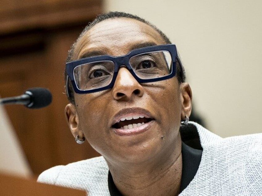 Claudine Gay, president of Harvard University, during a House Education and the Workforce Committee hearing in Washington, DC, US, on Tuesday, Dec. 5, 2023. Lawmakers on the education committee will grill the leaders of Harvard University, the University of Pennsylvania and the Massachusetts Institute of Technology about their responses to …