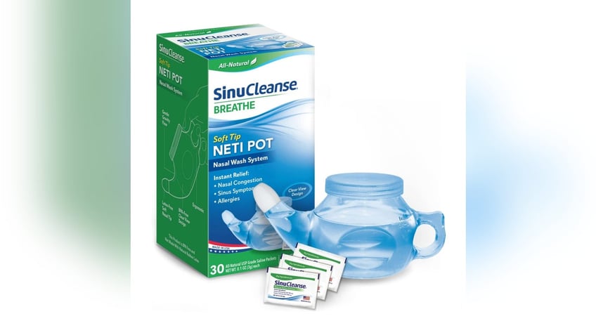 Clear out your sinuses with a neti pot. 