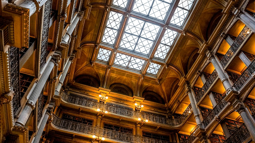 Interior of George Peabody Library