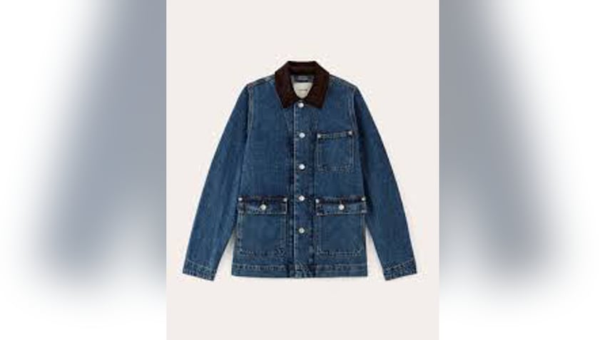 Try this denim look for an update on the barn jacket.