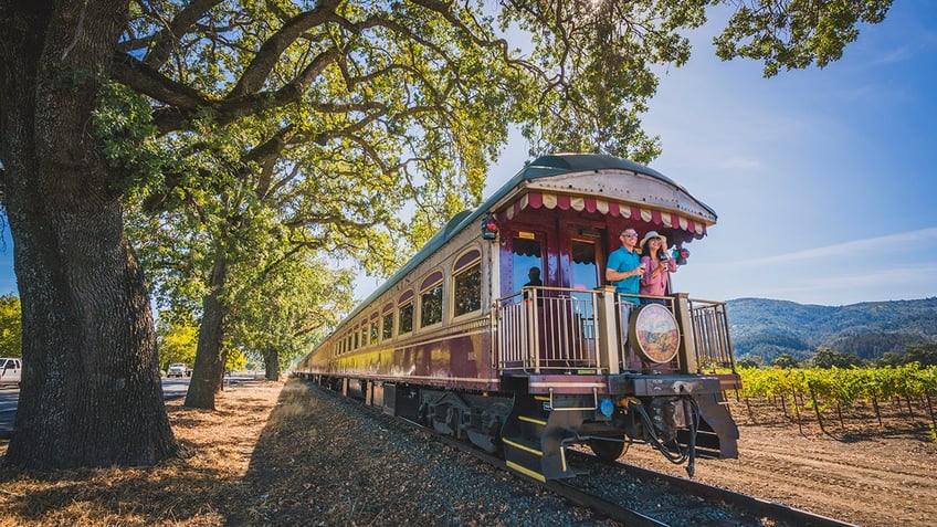 Santa Train Jolly Journeys on the Napa Valley Wine