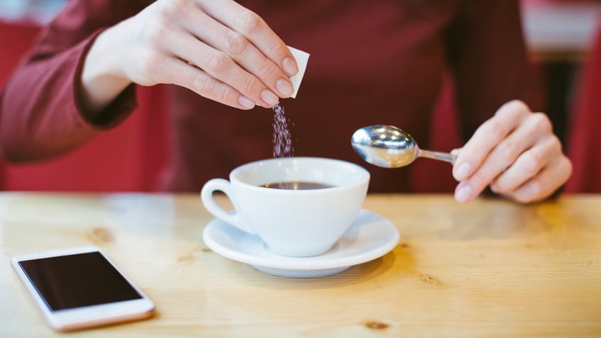 Sweetener in coffee