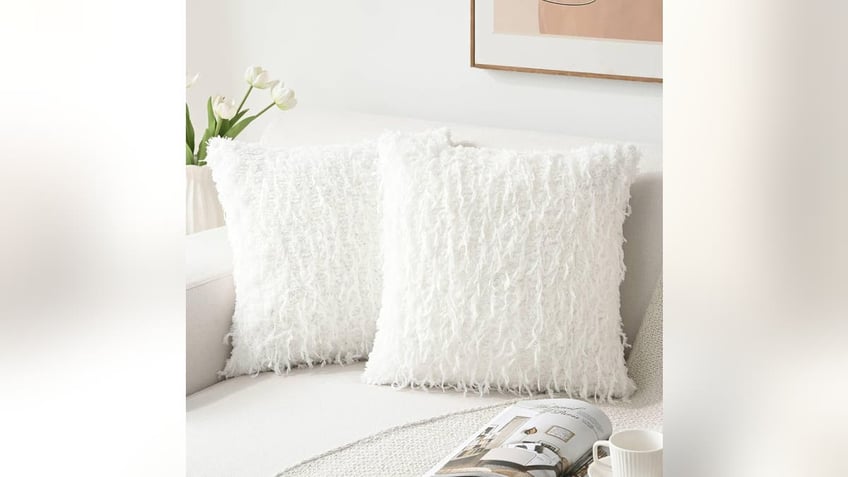 You will love these soft, fuzzy pillows.