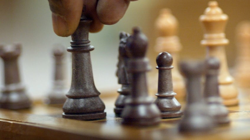 Chess at a library