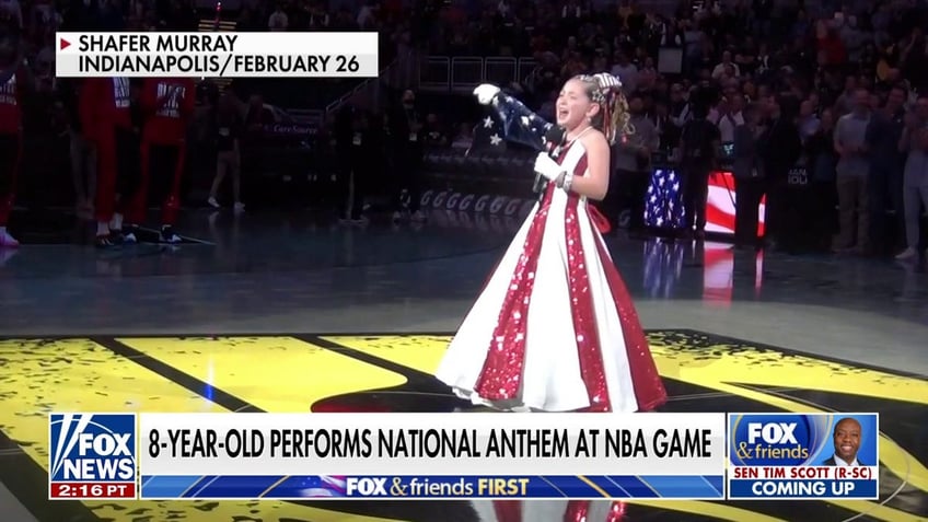 8 year olds national anthem performance at nba game goes viral i like to inspire people