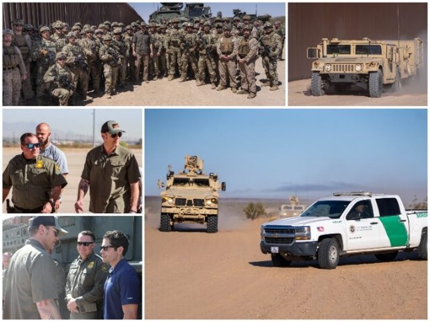 SECDEF and Border Patrol Chief Visit Militarized Zone Along NM Border (U.S. Border Patrol/