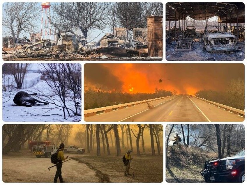 Smokehouse Creek Wildfires Day 3 (AP Photos including Greenville VFD)