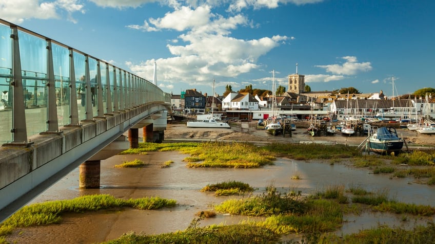 Shoreham beach in England