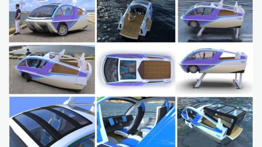 A car-boat combo that can hit the road or the water with the same vehicle