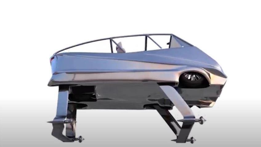 A car-boat combo that can hit the road or the water with the same vehicle