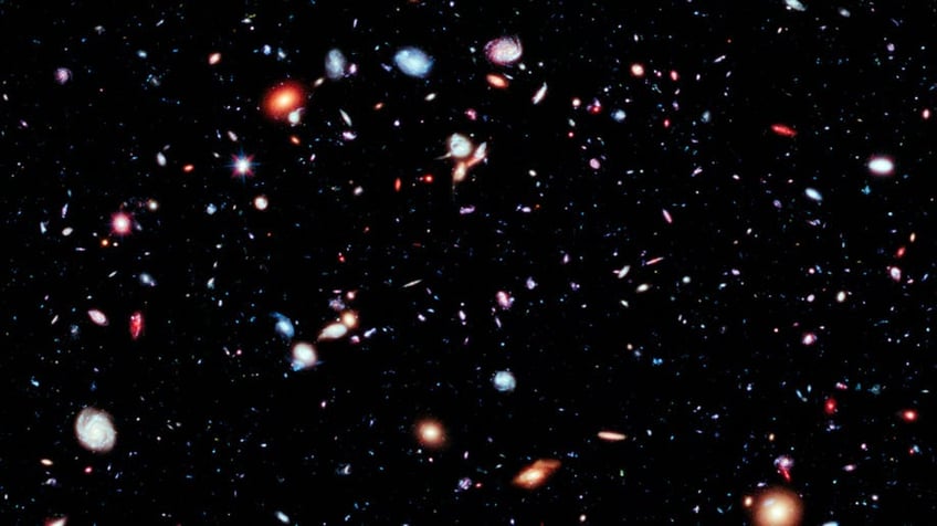 Telescope view of galaxies