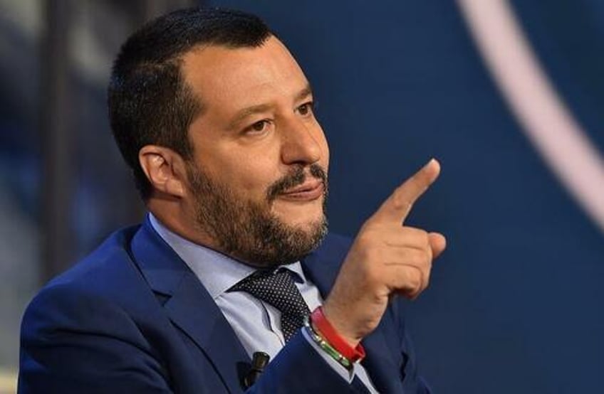 a declaration of war on europe salvini says 6000 migrants landing on 1 day threatens to collapse italian society