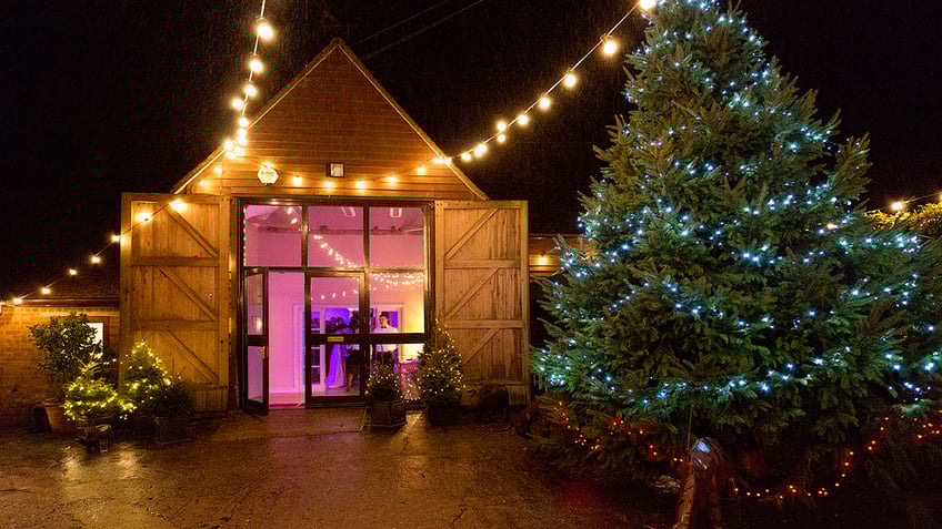 A barn wedding