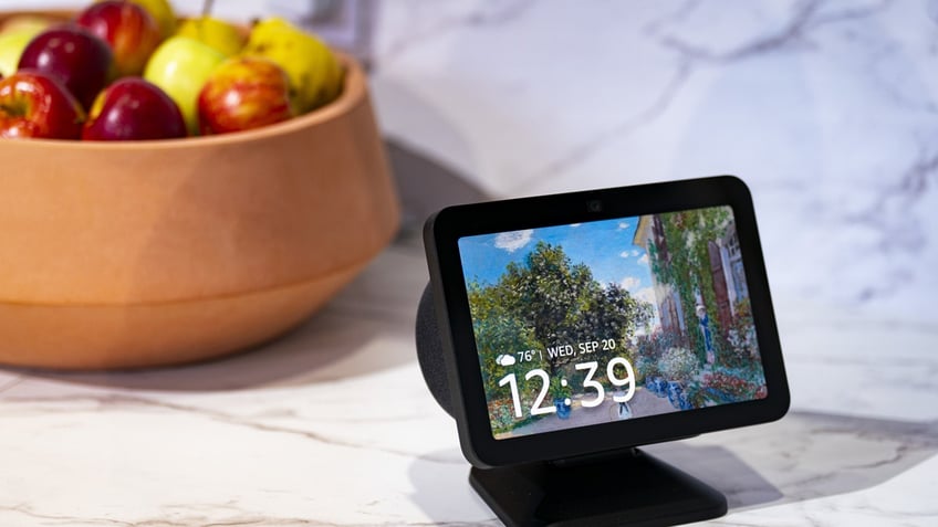 Amazon Echo Show on kitchen counter