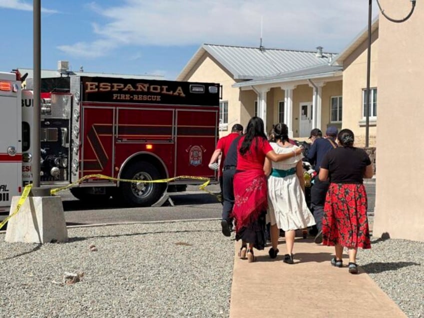 a man is shot and wounded as tempers flare in new mexico over the statue of a spanish conquistador