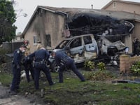 A music talent agency says 3 employees died on a plane that crashed into a San Diego neighborhood