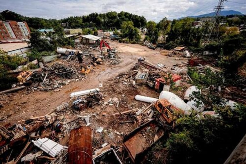 a post apocalyptic scene north carolina communities wiped off the map by helene governor says