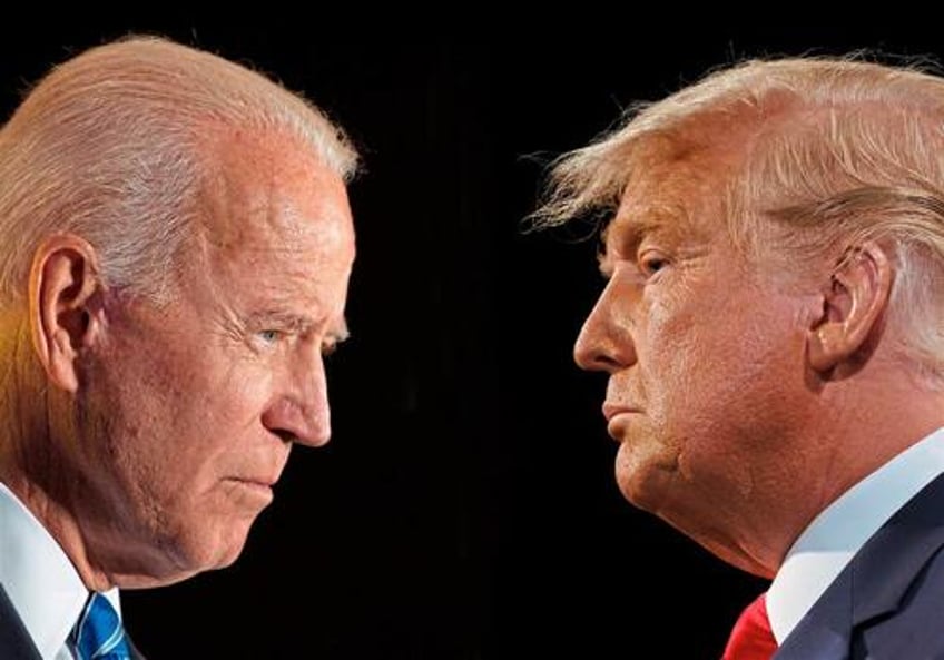 a real trend trump now ahead of biden in key battleground states according to polls