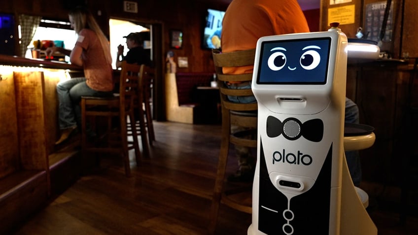 a struggling restaurant owner hired a robot to help her servers then the angry messages began