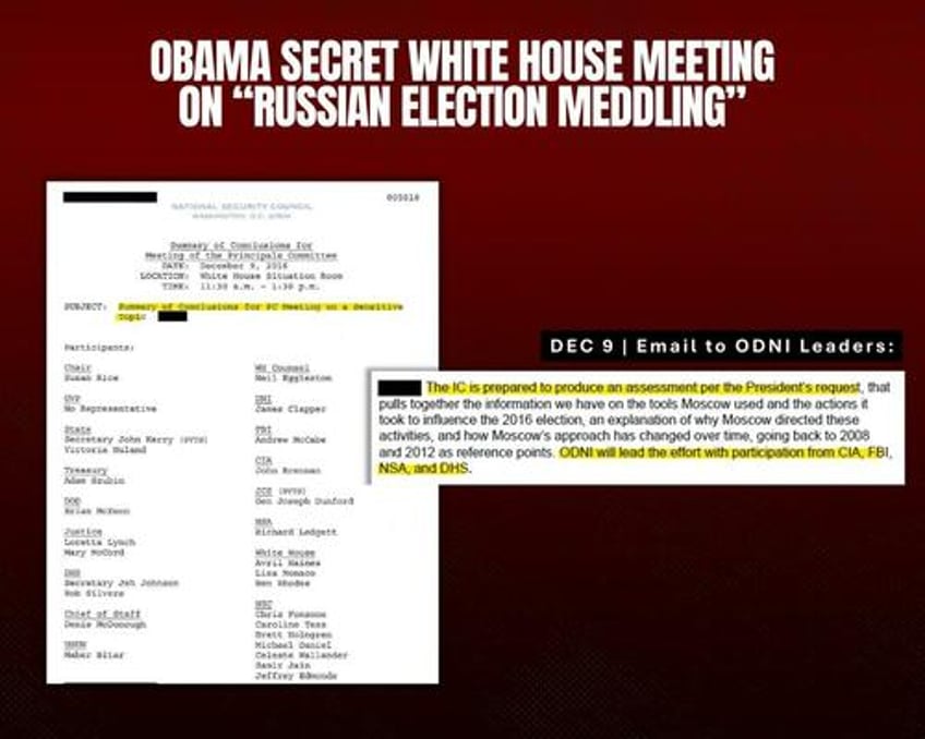a treasonous conspiracy dni gabbard exposes obama at center of trump russia hoax